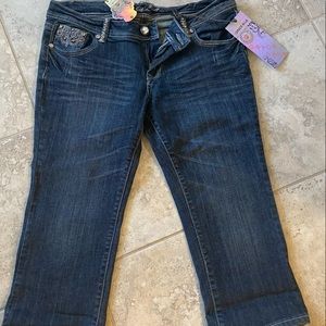 Grace in LA Capri cropped ankle jeans size 13 NWT